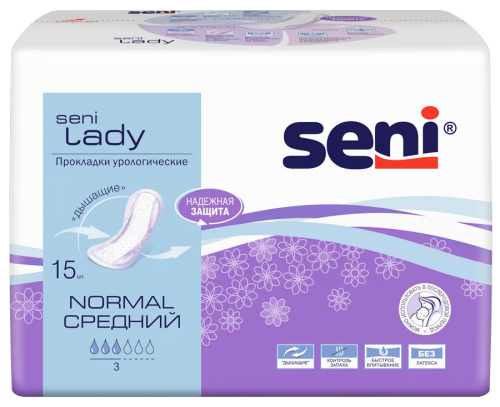 BELLA Seni lady прокладки урологические normal 15шт